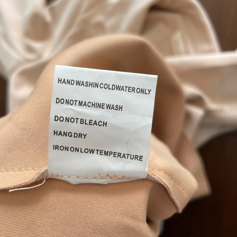Solitaire Faux Suede Blazer Medium Beige Single Button Professional Chic Neutral - Picture 8 of 11